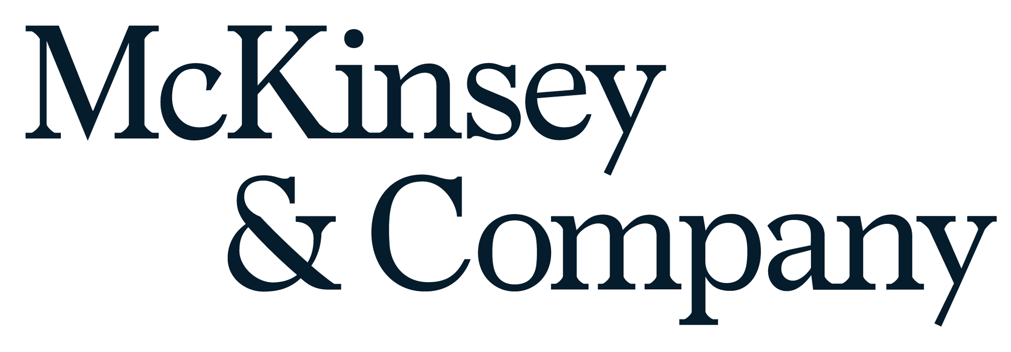 McKinsey white logo