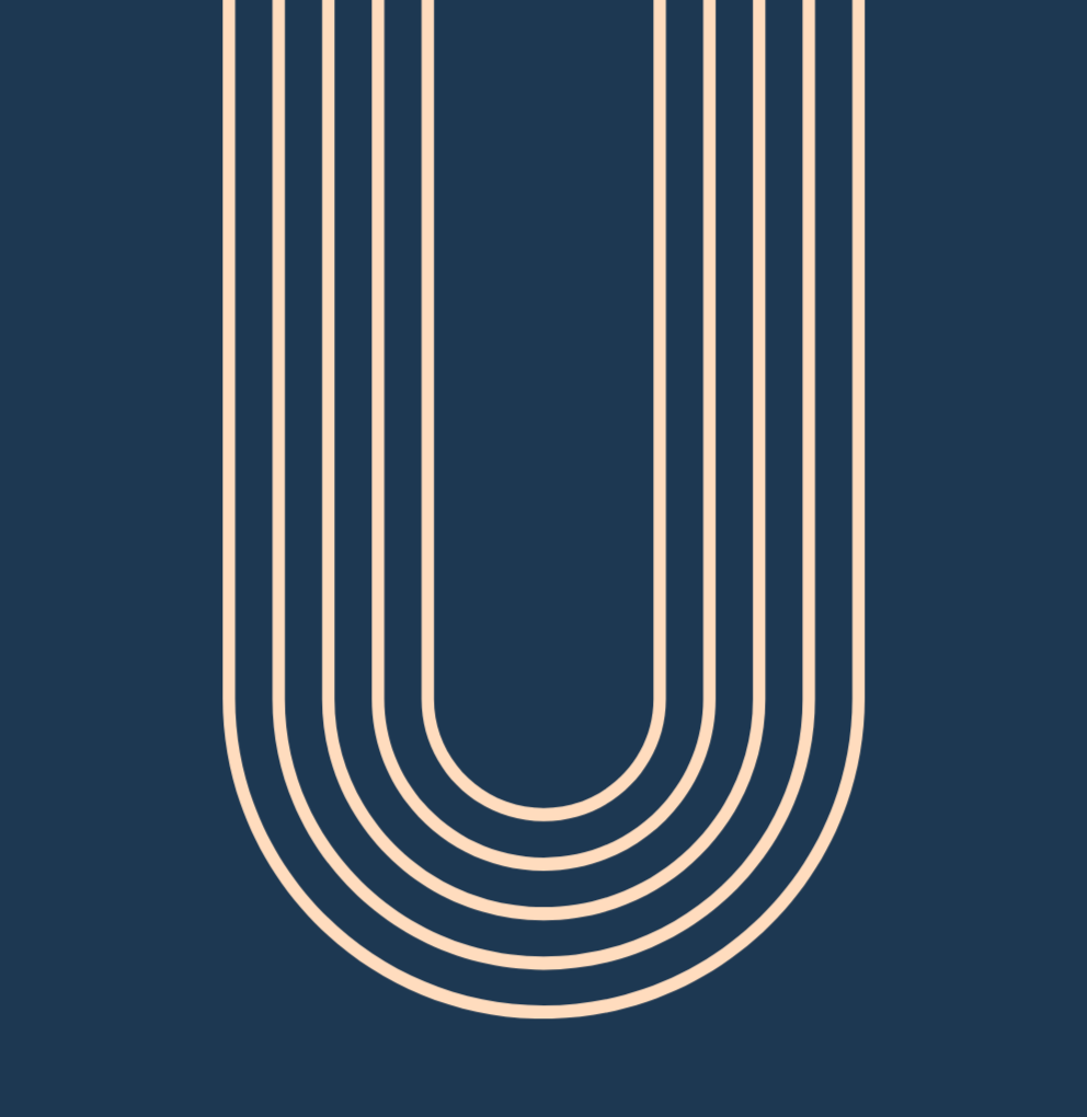 U logo blue