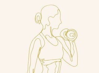 fitness line art
